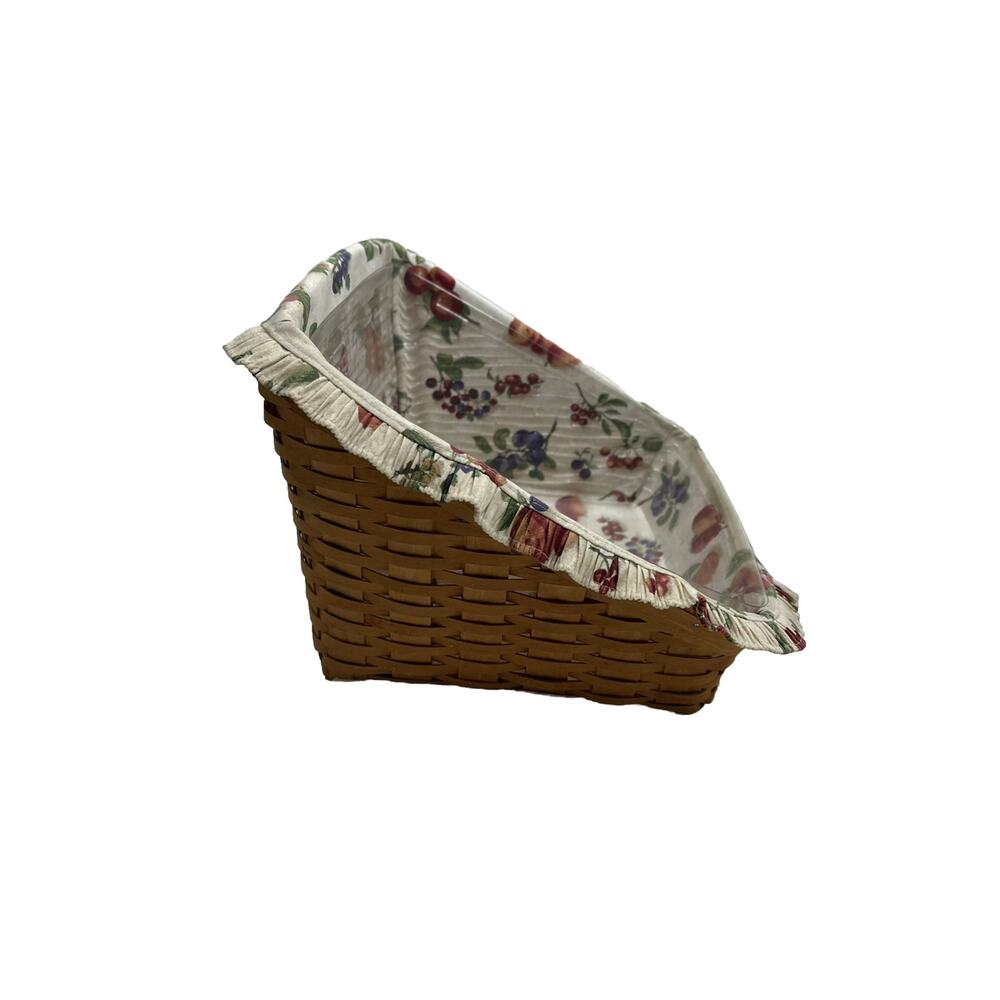 Longaberger 2001 Catalog Basket+Protector+Fruit Liner KITCHEN Office
